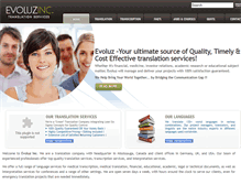 Tablet Screenshot of evoluz.com